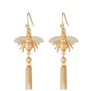 Spartina 449 Gold Bee Tassel Earrings